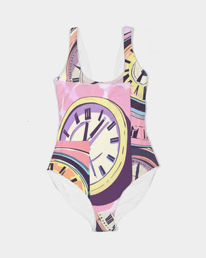 Time Bender Women's All-Over Print One-Piece Swimsuit