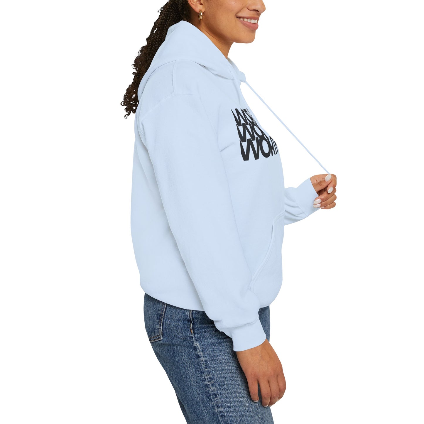 Worthiness is Fake Hooded Sweatshirt