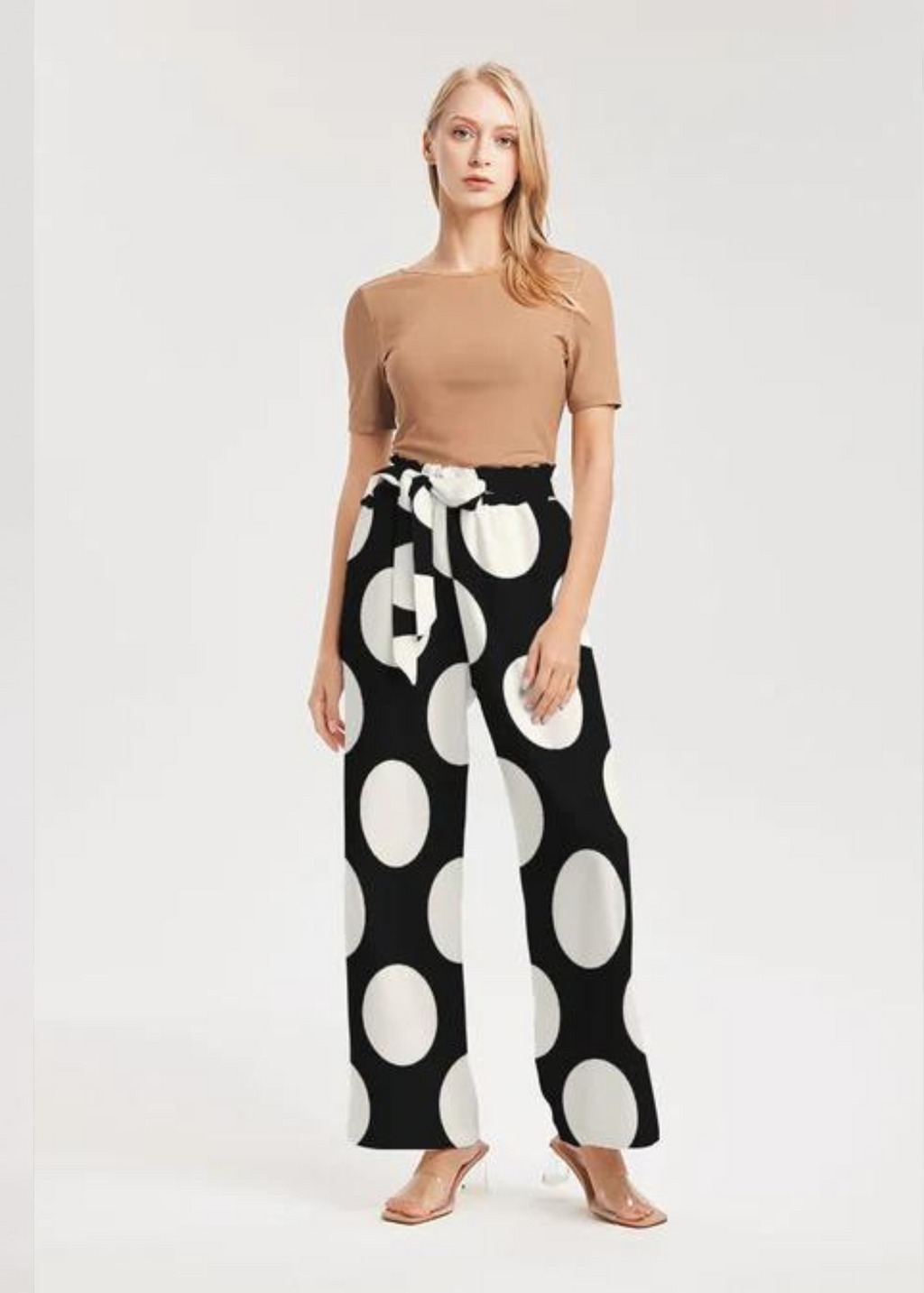 The Dots Will Connect Women's High-Rise Wide Leg Pants