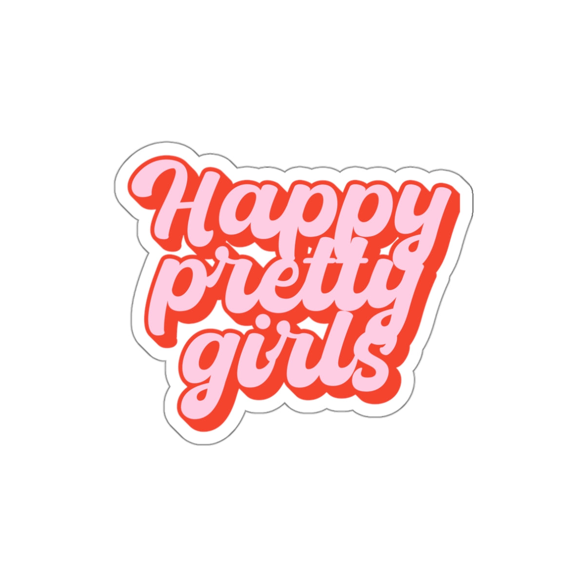 Pretty Girls Die-Cut Stickers