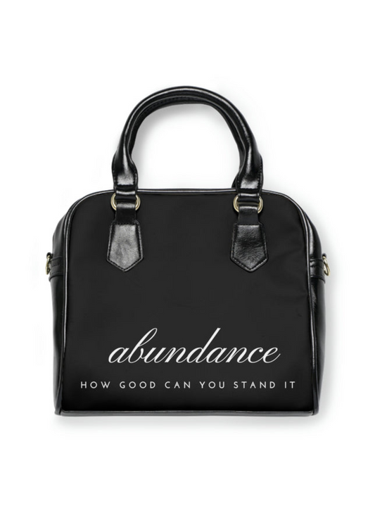 Abundance Vegan Leather Shoulder Handbag