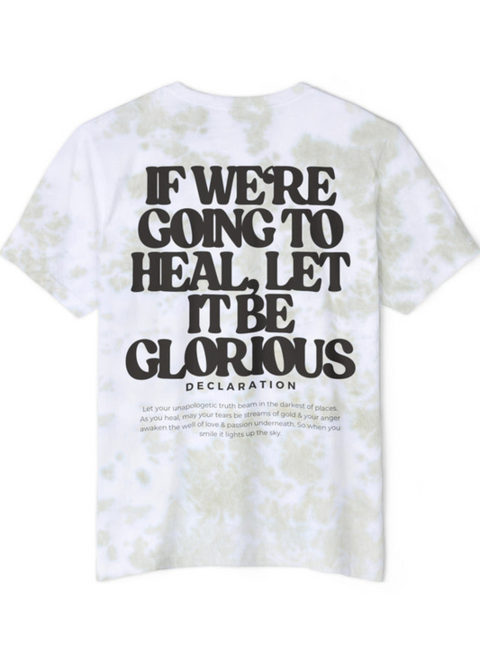 Heal With Glory FWD Fashion Tie-Dyed T-Shirt