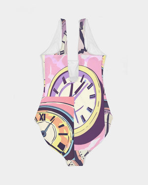 Time Bender Women's All-Over Print One-Piece Swimsuit