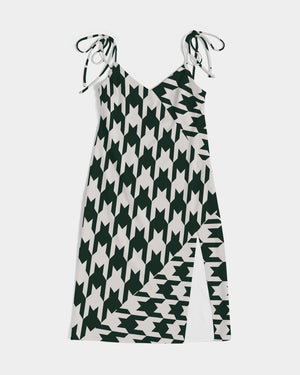 Here Women's Tie Strap Split Dress