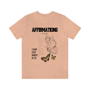 Slogan affirmations graphic tshirt