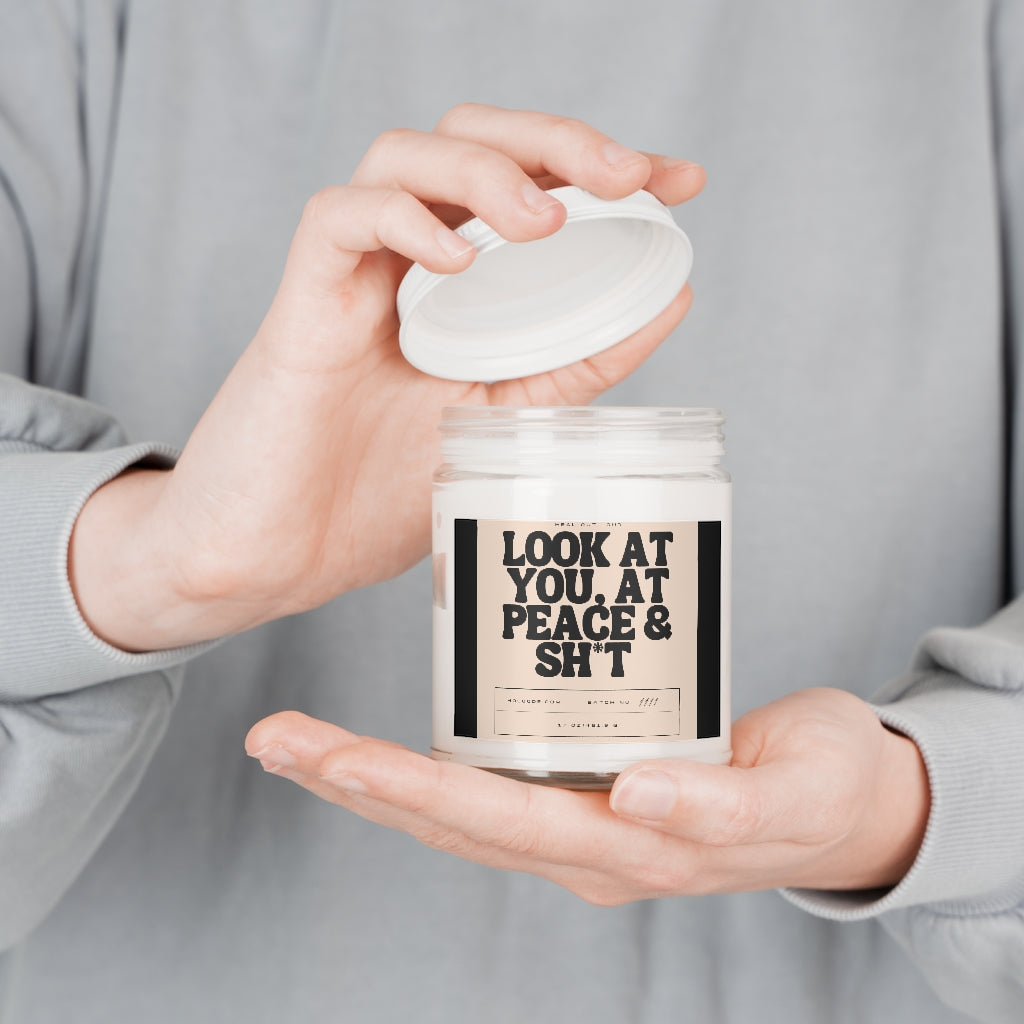 Look at you  in peace Scented Candle, 9oz