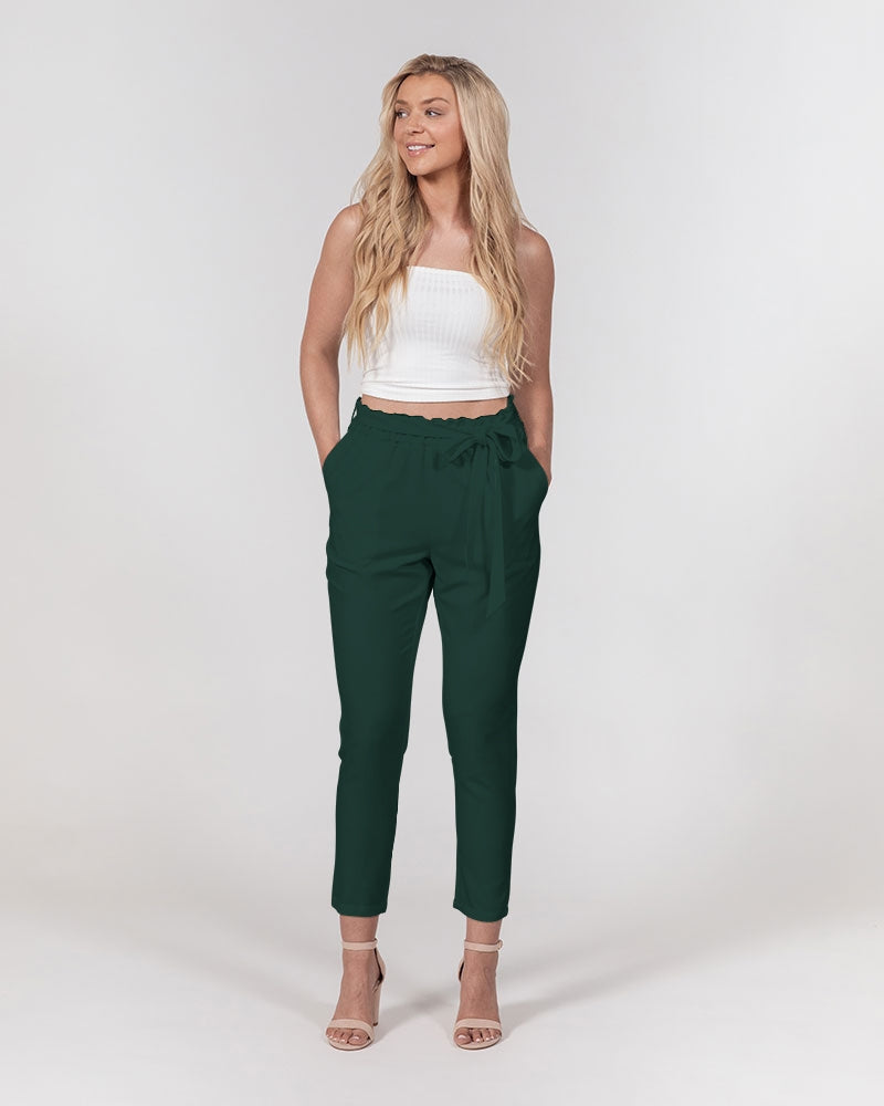 No Envy Belted Tapered Pants