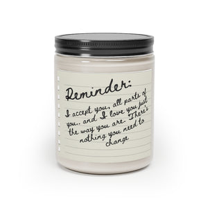 Reminder Scented Candle, 9oz