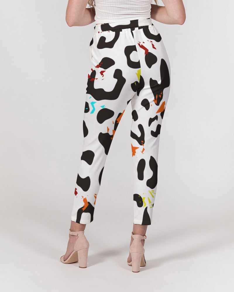 Wild Women's Belted Tapered Pants