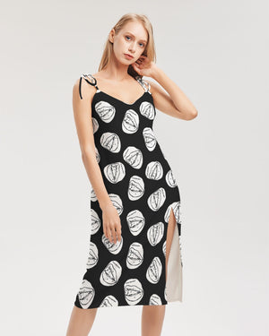 Jsq Women's Tie Strap Split Dress