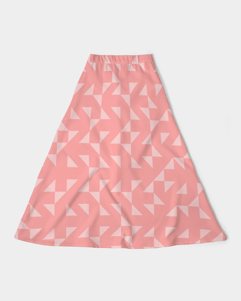 Geo A-Line Midi Skirt