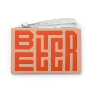 Better Peach Clutch Bag