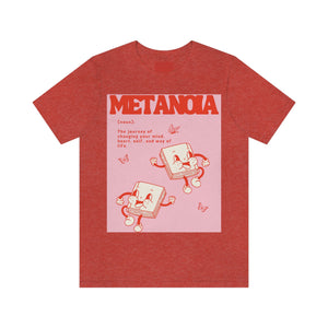 Metanoia Slogan Graphic Drop Shoulder Tee