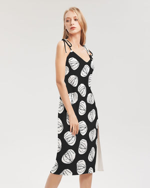 Jsq Women's Tie Strap Split Dress