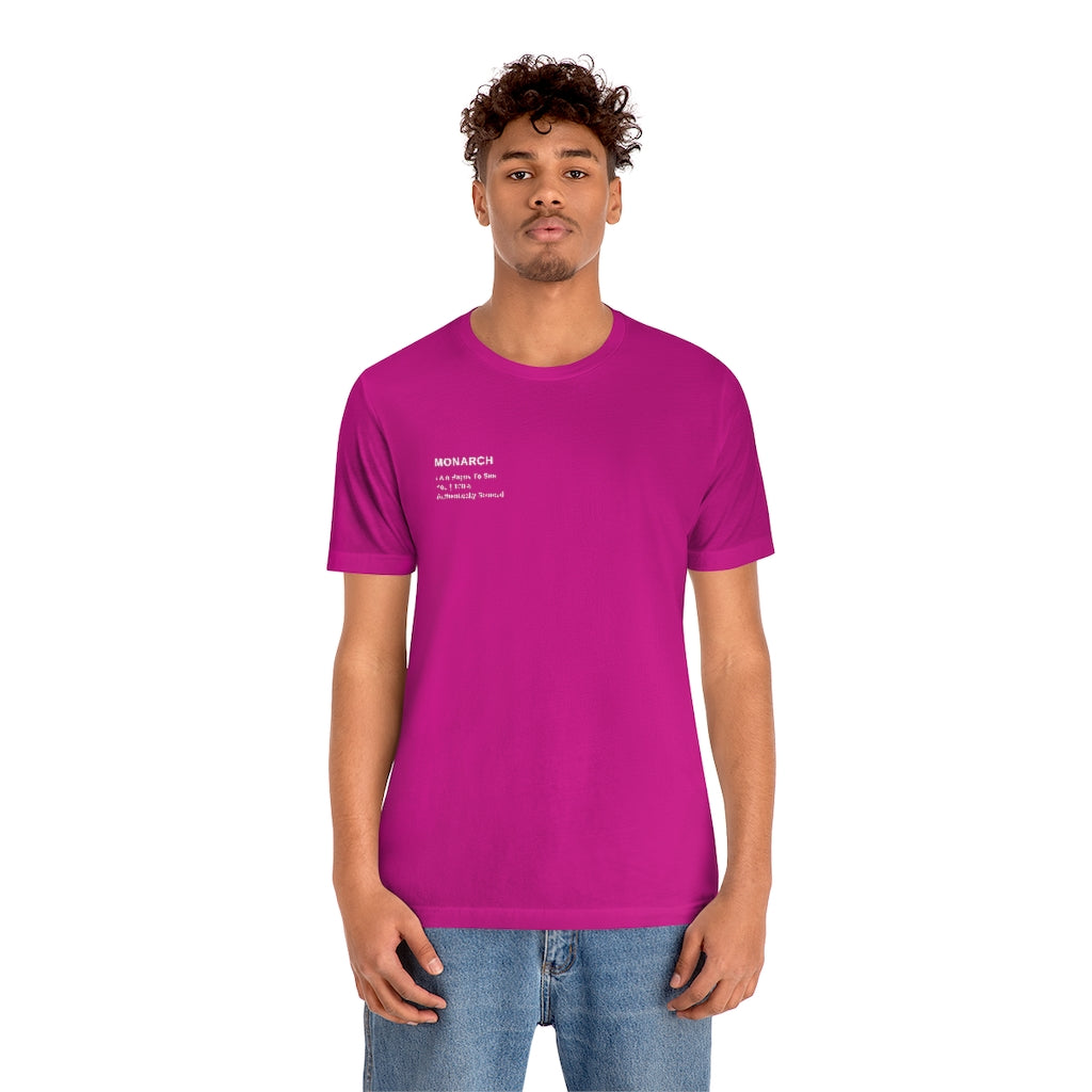 Monarch Unisex Jersey Short Sleeve Tee