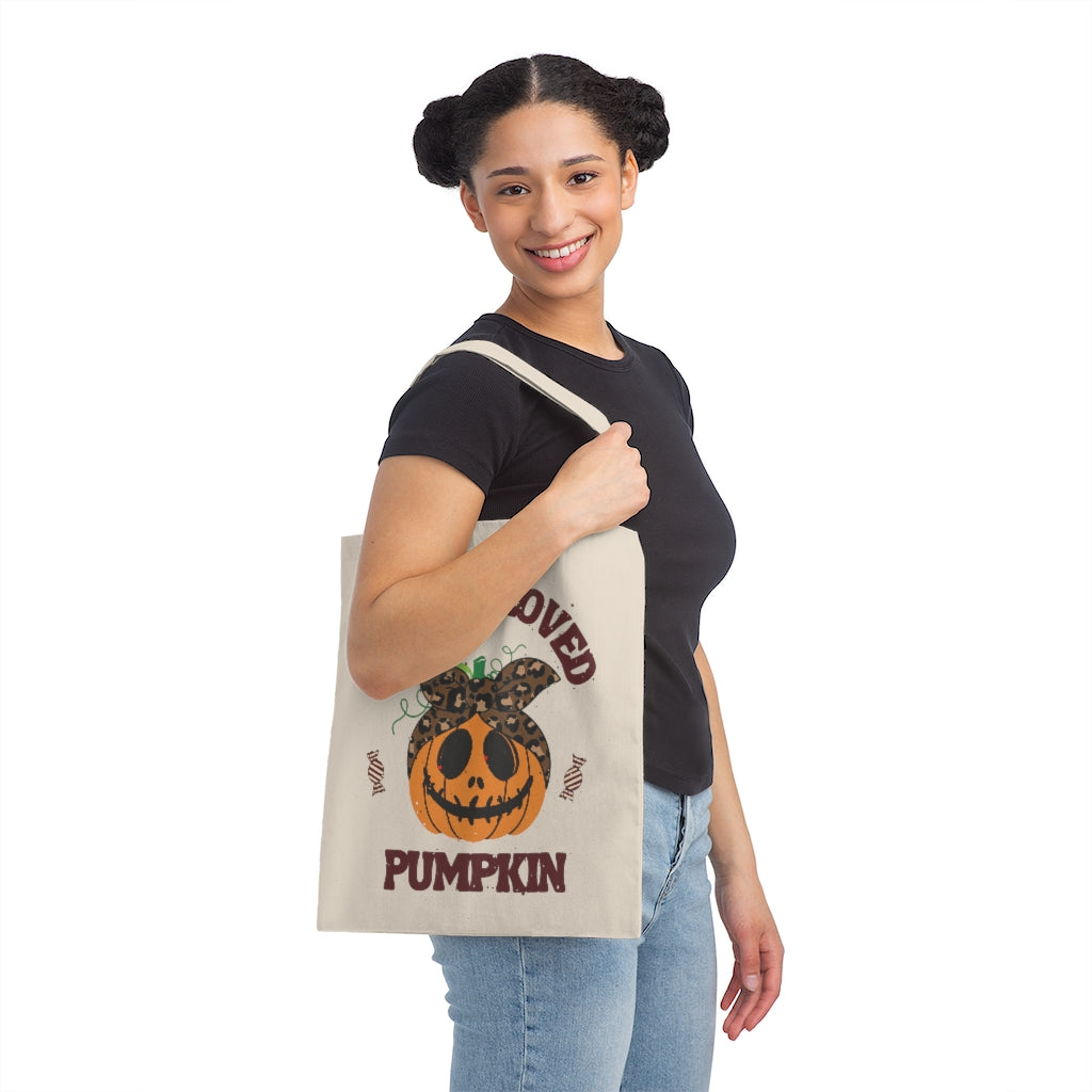 You’re loved pumpkin Canvas Tote Bag