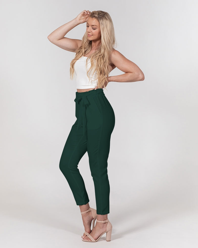 No Envy Women's Belted Tapered Pants