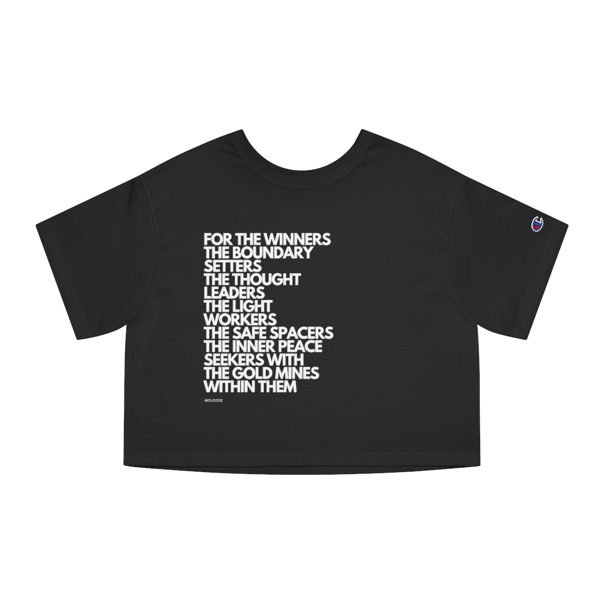For The Waymakers Champion Women's Heritage Cropped T-Shirt