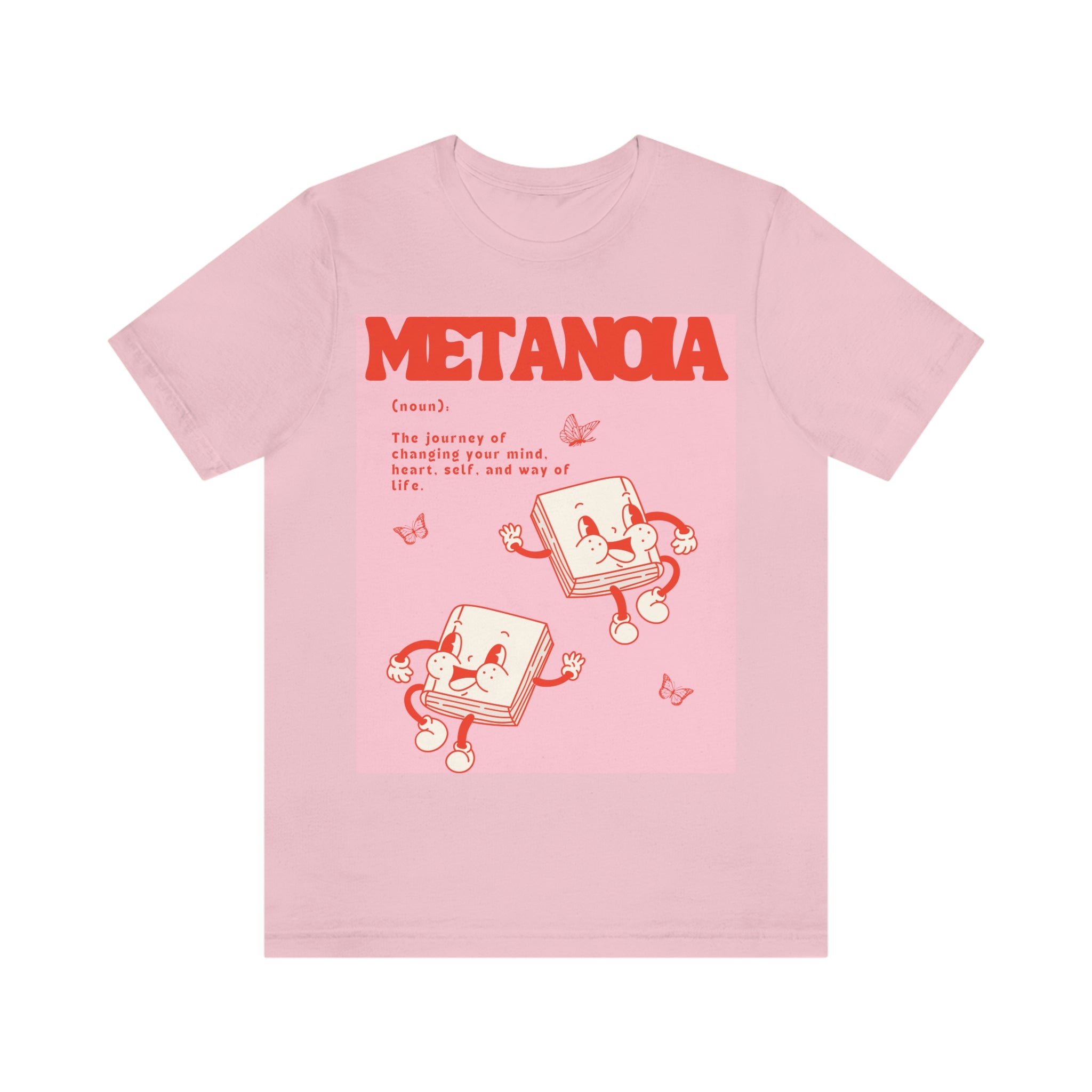 Metanoia Slogan Graphic Drop Shoulder Tee