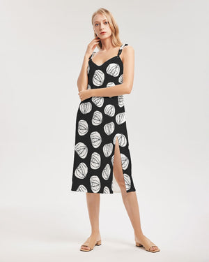 Jsq Women's Tie Strap Split Dress