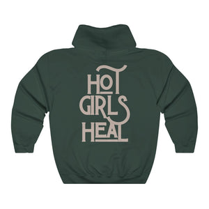 Hot girls heal hooded sweatshirt