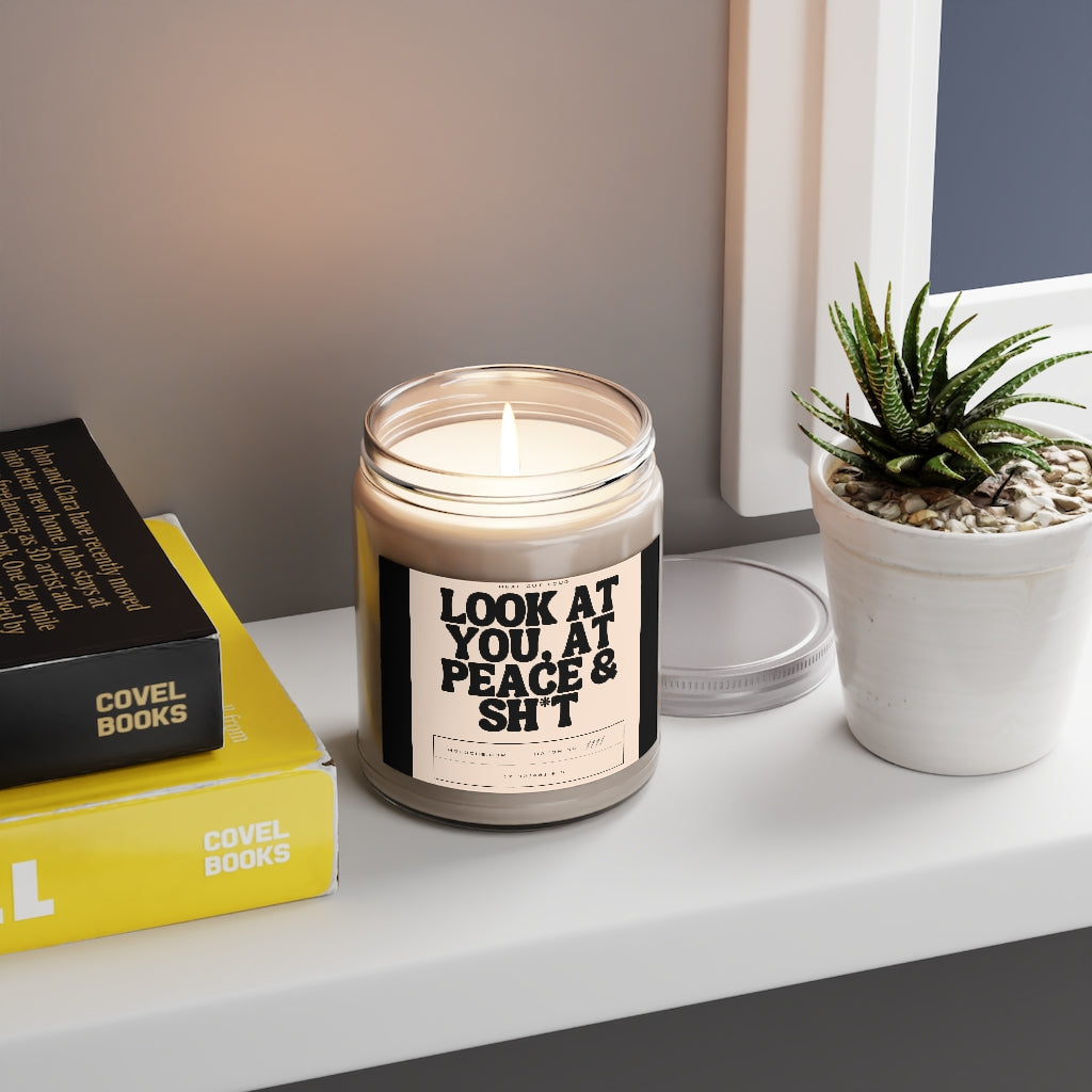Look at you  in peace Scented Candle, 9oz