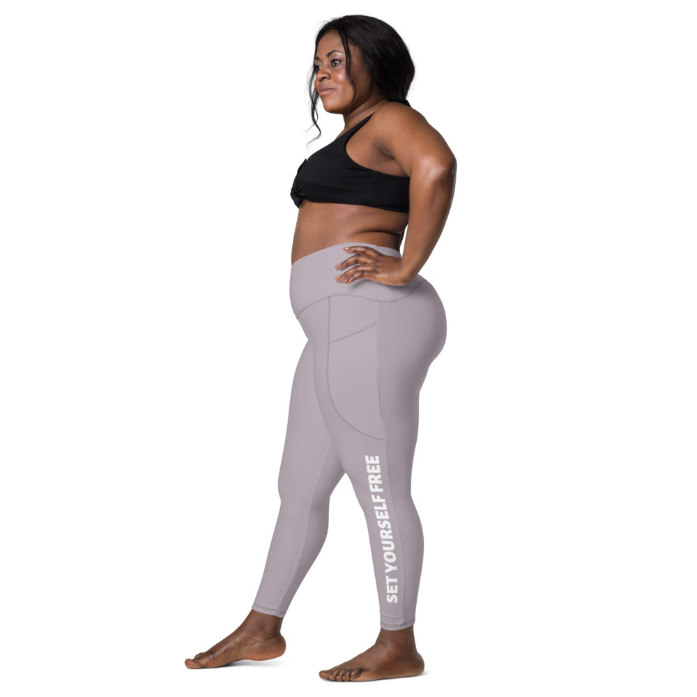 SYF Crossover leggings with pockets