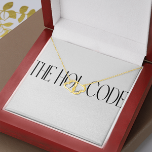 Everlasting love solid gold necklace