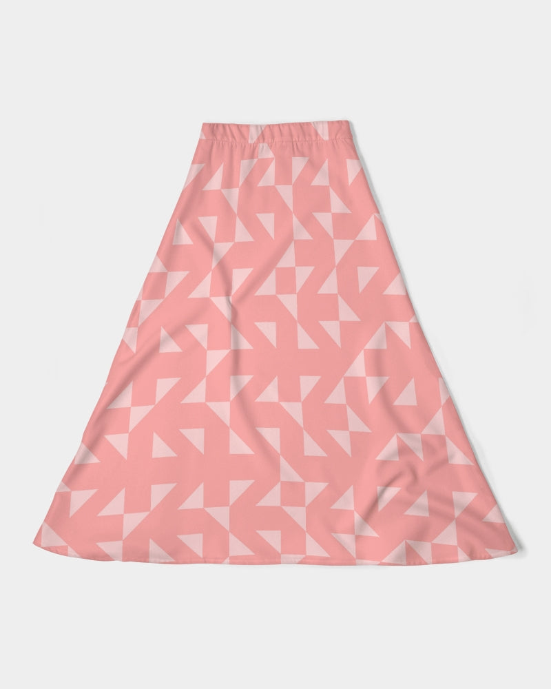 Geo A-Line Midi Skirt