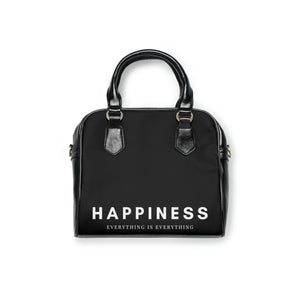 Happiness Vegan Leather Shoulder Handbag