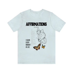 Slogan affirmations graphic tshirt