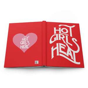 Hot Girls Heal Hardcover Journal Matte