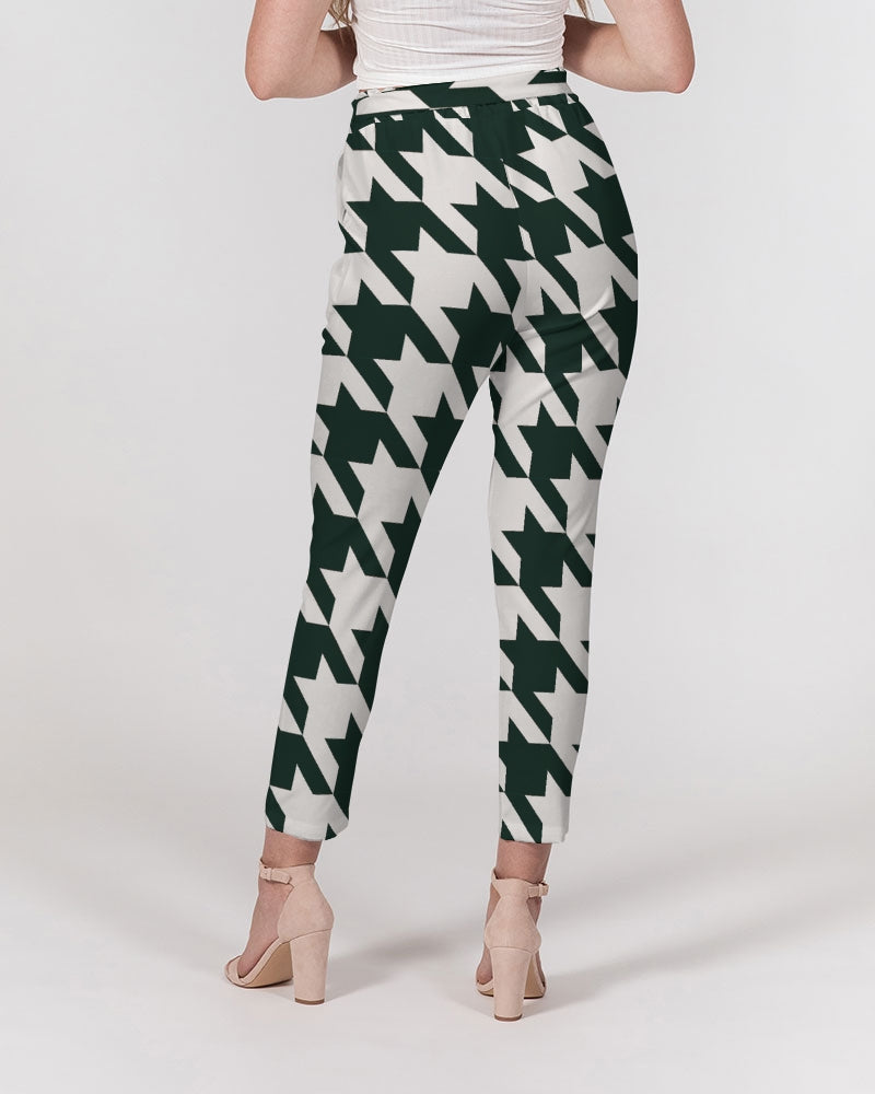 Here Women's Belted Tapered Pants