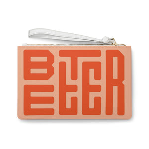 Better Peach Clutch Bag