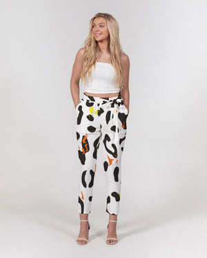 Wild Women's Belted Tapered Pants