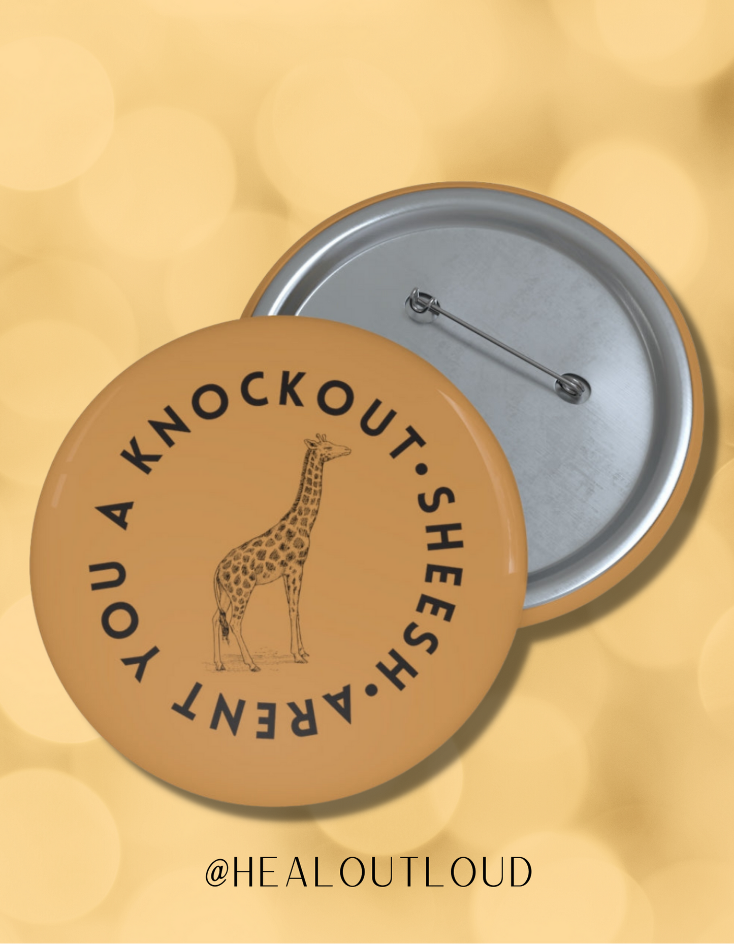 Knockout Pin Buttons