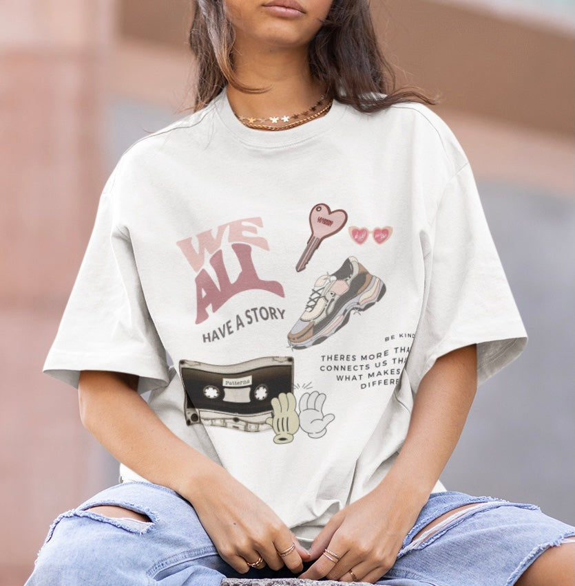 We All Have A Story Graphic Tee