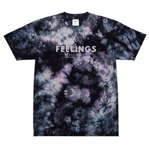 Feelings Oversized tie-dye t-shirt