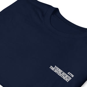 You’re worth the investment embroidered tee